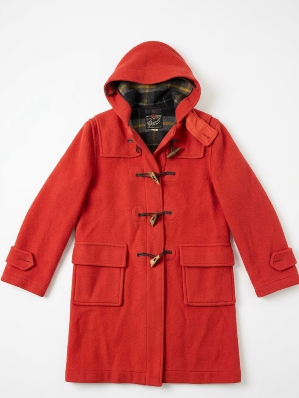 ❤️ Women's Vintage Original Duffle Coat Red Size 12 ❤️